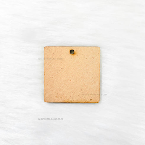 Square MDF Keychain Base